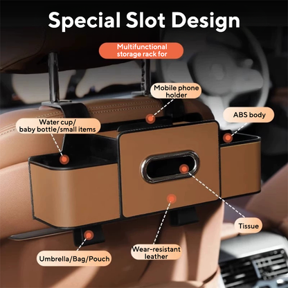 Multi-functional Car Seat Back Storage Box