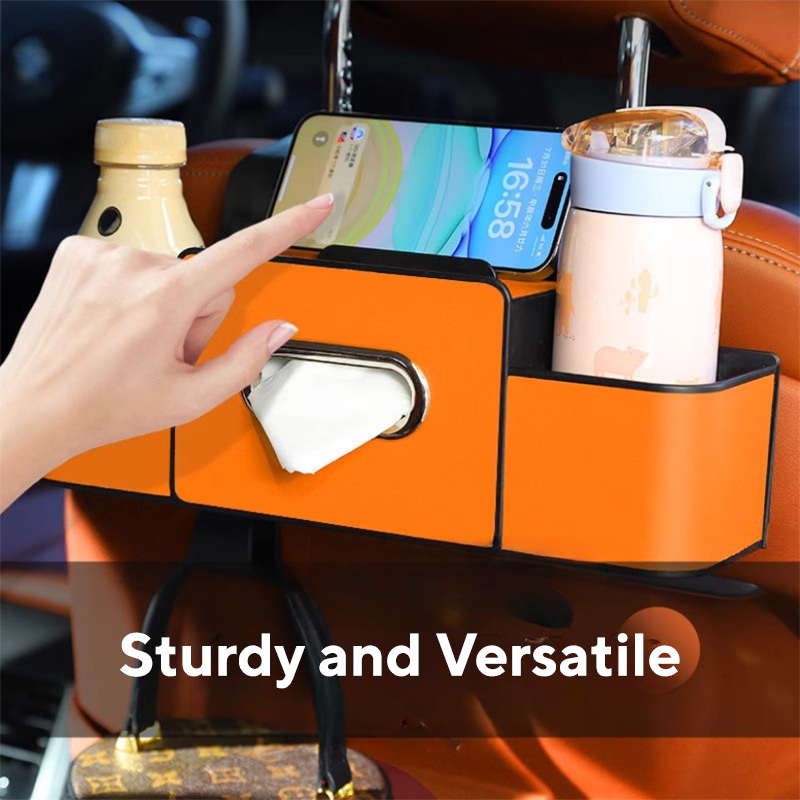 Multi-functional Car Seat Back Storage Box
