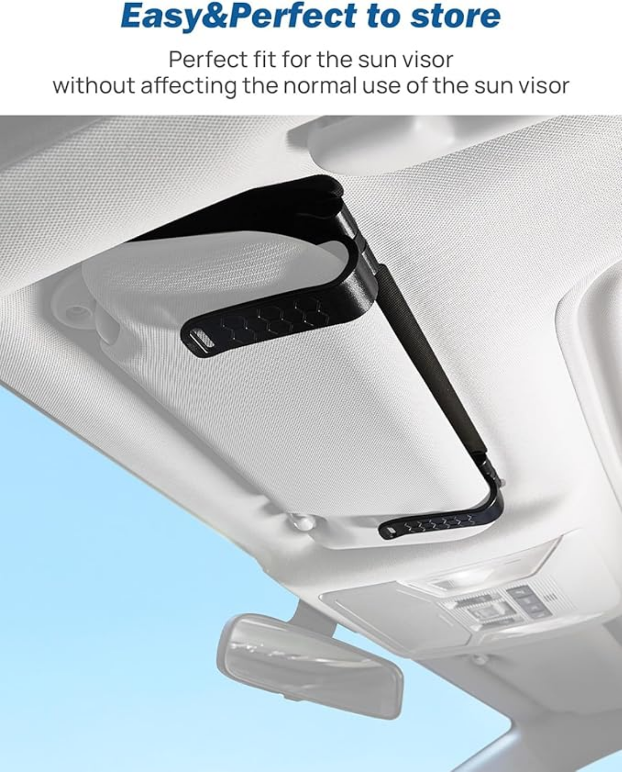 Car Sun Visor Extender with Polarized Glare Protection